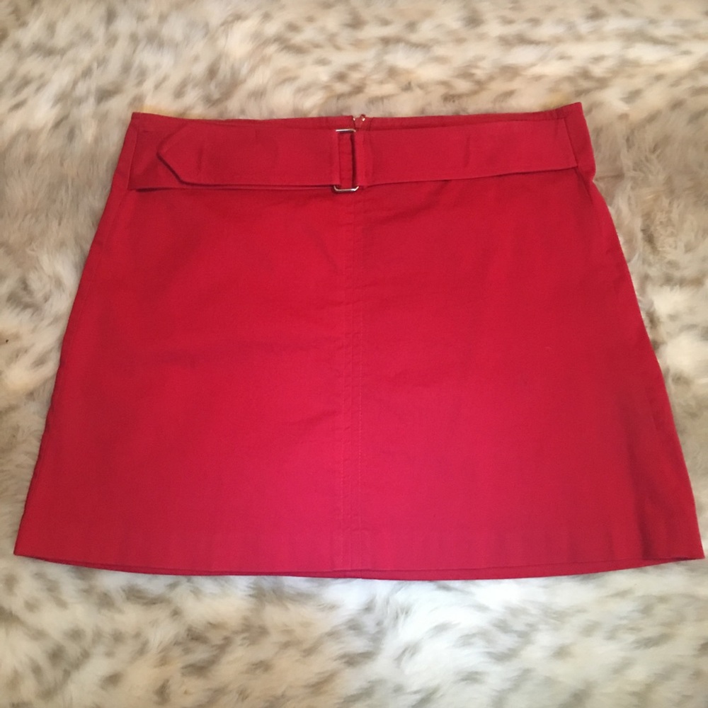 HeartSoul-Red Stretch Mini Skirt